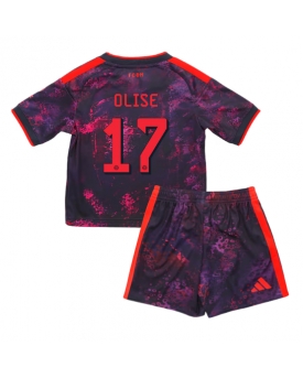 Bayern Munich Michael Olise #17 Maglia Gara Terza Repliche 2026-27 Bambino Maniche Corte Bayern Munich Michael Olise #17 Maglia Gara Terza Repliche 2026-27 Bambino Maniche Corte